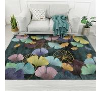 RUGMRZ Tapis Porte D'Entrée 160X230Cm Decoration Chambre Ado Garcon Multicolore pour Tipi À Coucher Cuisine Antidérapantsalon Fille Feuilles Confortables