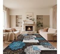RUGMRZ Tapis pour Salon,Salle à Manger,Chambre à Coucher,Style Moderne,Poil Court Doux Lavable en Machine Taupe 180x220cm