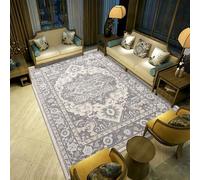 RUGMRZ Tapis Salle De Bain Zone Lavable Décoratif Antidérapant Moderne Simple Et Durable Anti Glisse Gris Brosse Antiderapant Parquet 50X80CM