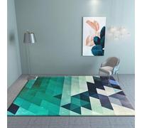 RUGMRZ Tapis Salon Pas Cher Décoration Lavable Antidérapante Abstraite Géométrique Moderne Et Minimaliste Déco Gris XXL De Cuisine Long Enfant Chambre180X250Cm