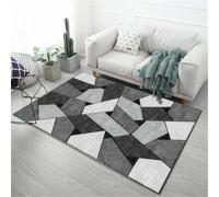 RUGMRZ Tapis Sol Bebe Géométrie Antidérapante Minimaliste Moderne Veuilleuse Chambre Fille Noir De Bar Moquette Acoustique 170X240CM