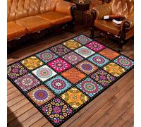 RUGMRZ Tapis Sol Enfant Tapis Deco Chambre Bébé Garçon Le Tapis de Chambre à Coucher au Design géométrique carré de Couleur Peut être personnalisé Anti Dérapant Tapis 200X300CM
