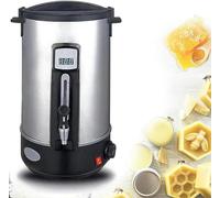 RUGPDA Fondoir de Cire pour la Fabrication de Bougies, 8L/10,8L/12L/16L/20L/30L/35L, Pot de Fusion de Cire de Bougie, Chauffe-Cire Électrique Professionnel en Acier Inoxydable,35L