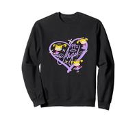 Rugrats Angelica 99 Percent Angel Lavender Heart Frame Sweatshirt