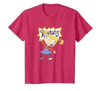 Rugrats Angelica Simple Portrait T-Shirt, Enfant, Rouge Chiné, 6 Ans