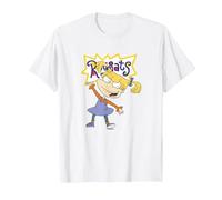 Rugrats Angelica Simple Portrait T-Shirt, Homme, Blanc, XL