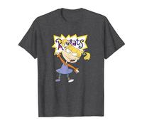 Rugrats Angelica Simple Portrait T-Shirt, Homme, Chiné Foncé, 5XL