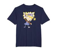 Rugrats Angelica Simple Portrait T-Shirt, Homme Grandes Tailles, Bleu Marine, 4X Tall
