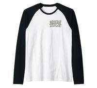 Rugrats Black and White Logo Manche Raglan