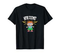 Rugrats Chuckie We're Doomed Lightning Bolt Design T-Shirt