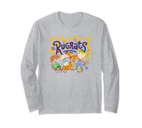 Rugrats Coloring Book Character Collage Retro 90's Cartoon Manche Longue