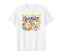 Rugrats Coloring Book Character Collage Retro 90's Cartoon T-Shirt