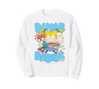 Rugrats Dumb Babies Angelica Chuckie Tommy Trio Cartoon Sweatshirt