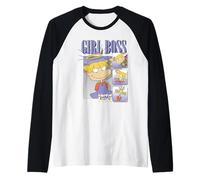 Rugrats Girl Boss Angelica Retro Collage Manche Raglan