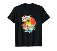 Rugrats Group With Reptar And Nickelodeon Logo T-Shirt