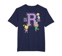 Rugrats Since 1991 Angelica Playing with Babies Retro T-Shirt, Homme Grandes Tailles, Bleu Marine, 4X Tall