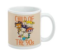 Rugrats Tasse à café en céramique enfant des années 90, cadeau fantaisie pour café, thé et boissons chaudes, 325 ml, blanc