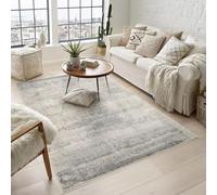 Rugs by Desire Maia Tapis de Salon Lavable en polypropylène Doux avec Envers en Coton antidérapant pour espaces intérieurs élégants Gris 120 x 180 cm (rectangulaire)