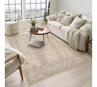 Rugs by Desire Maia Tapis de Salon Lavable en polypropylène Doux avec Envers en Coton antidérapant pour espaces intérieurs élégants Corail, 120 x 180 cm (rectangulaire)