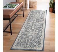 Rugs by Desire Maia Tapis de Salon Lavable en polypropylène Doux avec Envers en Coton antidérapant pour espaces intérieurs élégants Bleu Marine 60 x 220 cm (rectangulaire)