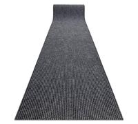 rugsx Paillasson antidérapant GIN Tapis de Porte - Revêtement de Porte - extérieur, intérieur, retient la poussière, Gris 80x160 cm