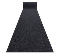 rugsx Paillasson antidérapant GIN Tapis de Porte - Revêtement de Porte - extérieur, intérieur, retient la poussière, Anthracite 80x130 cm
