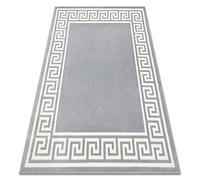 rugsx Tapis BCF Morad GREK Tapis Classique, pour la Chambre, Le Salon, la Chambre à Coucher, Design Intemporel - Gris 300x400 cm