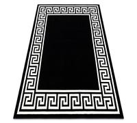 rugsx Tapis BCF Morad GREK Tapis Classique, pour la Chambre, Le Salon, la Chambre à Coucher, Design Intemporel - Noir 160x220 cm