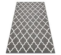 rugsx Tapis BCF Morad TRELIS Tapis Classique, pour la Chambre, Le Salon, la Chambre à Coucher, Design Intemporel - Anthracite, Gris 160x220 cm