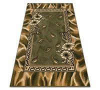 rugsx Tapis BCF Morad Trio Tapis Classique, pour la Chambre, Le Salon, la Chambre à Coucher, Design Intemporel - Vert Olive 60x110 cm