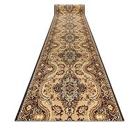 rugsx Tapis de Couloir BCF Printemps pour la Cuisine, Le Hall, Le Couloir, l'entrée, Solide, Classique, Beige 70x200 cm