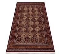 rugsx Tapis en Laine KESHAN Tapis Oriental Classique à Franges - Motif Traditionnel pour Le Salon et la Chambre à Coucher, Bordeaux/Beige 160x230 cm