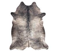 rugsx Tapis imprimé Cowhide, Vache, Motif Animal, Faux Cuir, Tapis de Sol pour Le Salon, la Maison, la Chambre à Coucher, DIY Crafts, Gris 180x220 cm