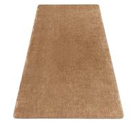 rugsx Tapis Lavable Lapin Shaggy pour la Chambre d'enfants, Le Salon, la Chambre à Coucher, très épais, antidérapant, Ivoire/Marron 133x180 cm