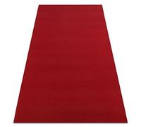 rugsx Tapis Moderne antidérapant Rumba pour la Cuisine, Le Hall, Le Couloir, Le Salon, la Chambre, Solide, Bordeaux 60x150 cm