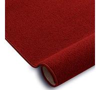 rugsx Tapis Une Couleur Eton pour n'importe Quelle pièce, Salon, Chambre, Chambre d'enfant, Rouge, des Tailles différentes, 350x400 cm