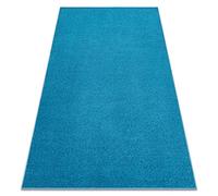 rugsx Tapis Une Couleur Eton pour n'importe Quelle pièce, Salon, Chambre, Chambre d'enfant, Turquoise, des Tailles différentes, 100x150 cm