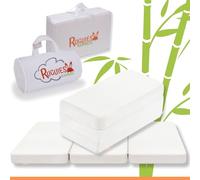 RUGUIES Bamboo- Matelas pour lit d'enfant 120x60cm pour Un Confort Supérieur-Pliable et Portable pour Les Enfants-Housse Amovible en Coton Bambou-Tapis de Sol pour bébé-Hypoallergénique-Oeko Tex.