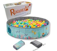 RUGUIES- Piscine à Balles pour Bébé et Enfant-Parc à Balles pour Les Petits-Piscine à Balles Pliable pour Garçons-pour Un Usage Intérieur et Extérieur- (Balles Non Incluses). Ocean (Ocean, 80x26cm)