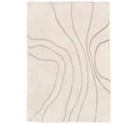 RugVista Bahia Tapis Moderne, 120x180 cm, Rectangulaire, Poil Moyen, Nettoyage à Sec, Salon, Salle de séjour, Chambre, Salle à Manger, Blanc crème/Beige