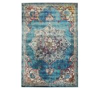 RugVista Balmoral, Tapis, Modernes, 160 x 230 cm, Rectangulaire, Poil Moyen, Salle de séjour, à Manger, Chambre, Cuisine, Nettoyage Sec Seulement, Foncé Teal
