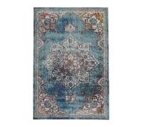 RugVista Balmoral, Tapis, Tapis Modernes, 200 x 300 cm, Rectangulaire, Poil Moyen, Salle de séjour, à Manger, Chambre, Cuisine, Nettoyage Sec Seulement, Oeko_tex_100, Foncé Teal
