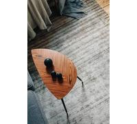 RugVista, Bamboo Silk Loom, Fait Main, Tapis, Shaggy, Pile Moyenne, 160 x 230 cm, Rectangle, Care & Fair, Soie de Bambou, Couloir, Chambre, Cuisine, Salon, Gris
