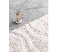 RugVista Breeze, Tapis, Tapis Modernes, 70 x 150 cm, Rectangulaire, Poil Ras, Salle de séjour, Chambre, Couloir, Lavage en Machine, Blanc