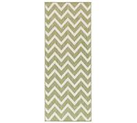 RugVista Capri, Tapis d'intérieur et d'extérieur, Rectangulaire, 80 x 200 cm, Tapis d'extérieur, Résistant aux UV, Hydrofuge, Anti-allergie, Balcon, Cour, Jardin et Terrasse, Vert Olive