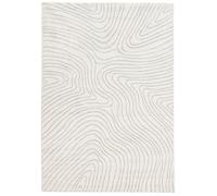 RugVista Chaima Tapis Moderne, 200x300 cm, Rectangulaire, Poil Moyen, Nettoyage à Sec, Salon, Salle de séjour, Chambre, Salle à Manger, Blanc crème/Beige