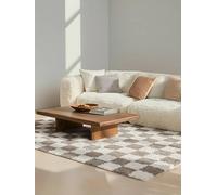 RugVista Chessie, Tapis, 200 x 300 cm, Rectangulaire, Poil Haut, Salle de séjour, Chambre, Nettoyage à Sec Seulement, Oeko_tex_100, Greige/Off Blanc