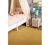 RugVista Comfy, Tapis pour Enfants, Modernes, 200 x 300 cm, Rectangulaire, Poil Moyen, Chambre d'enfant, Nettoyage à Sec Seulement, sans Produits Chimiques Dangereux, Jaune