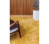RugVista Comfy Tapis Tapis à Poils Longs/Shaggy, 200x300 cm, Rectangulaire, Poil Moyen, Nettoyage à Sec, Chambre pour Jeunes et bébés, Pas de substances nocives, Jaune