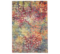 RugVista Davina, Tapis, Modernes, 133 x 190 cm, Rectangulaire, Poil Moyen, Salle de séjour, à Manger, Chambre, Cuisine, Nettoyage Sec Seulement, Multicolore
